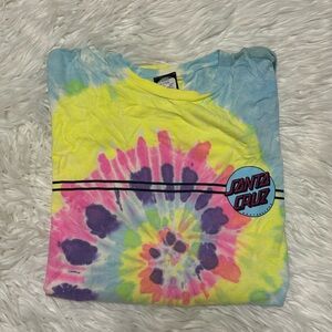 BRAND NEW santa cruz tie dye long sleeve